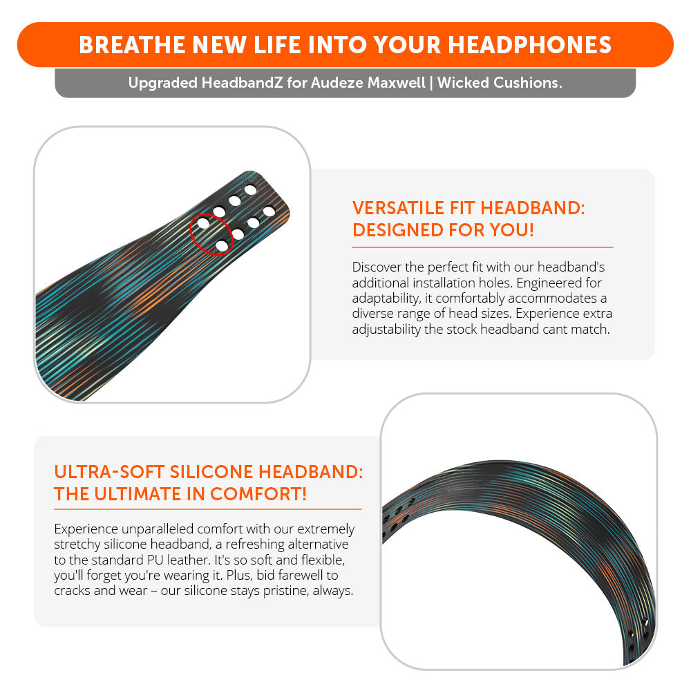 WC Silicone HeadbandZ for Audeze Maxwell | The Simulation