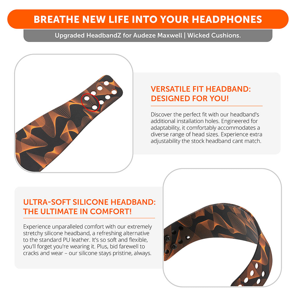 WC Silicone HeadbandZ for Audeze Maxwell | Kinetic Wave