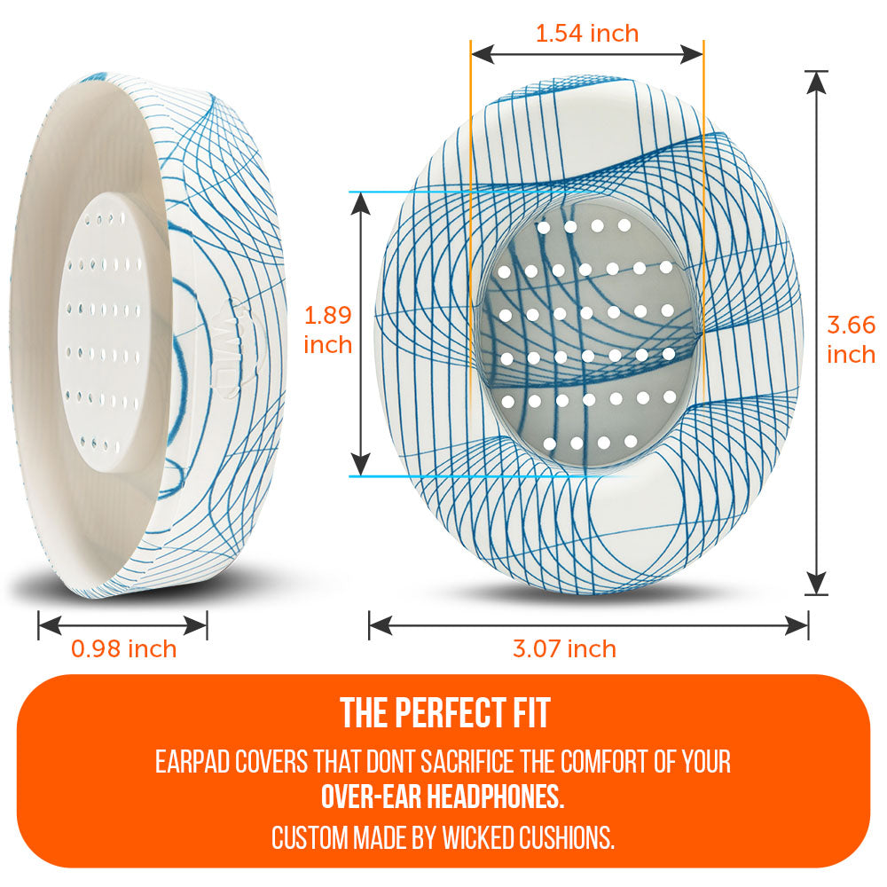 WC SweatZ Protective Headphone Earpad Cover | Ivory Tide