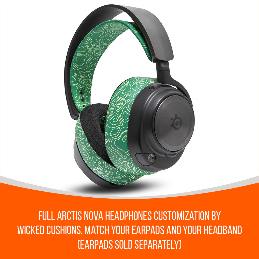 WC Silicone HeadbandZ for Arctis Nova | Emerald Tide