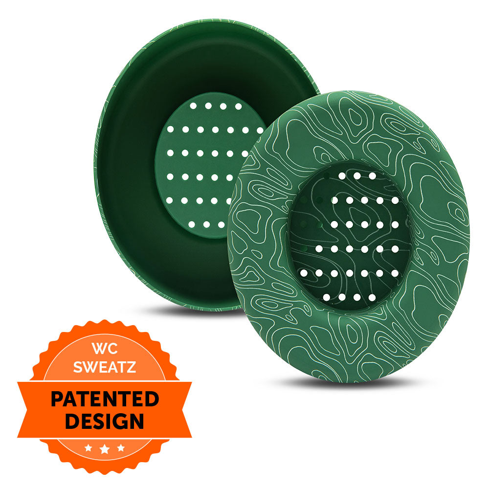 WC SweatZ Protective Headphone Earpad Cover | Emerald Tide