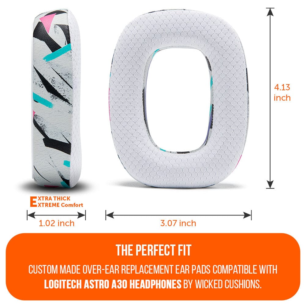 Astro A30 Earpads - WC FreeZe | 90s White