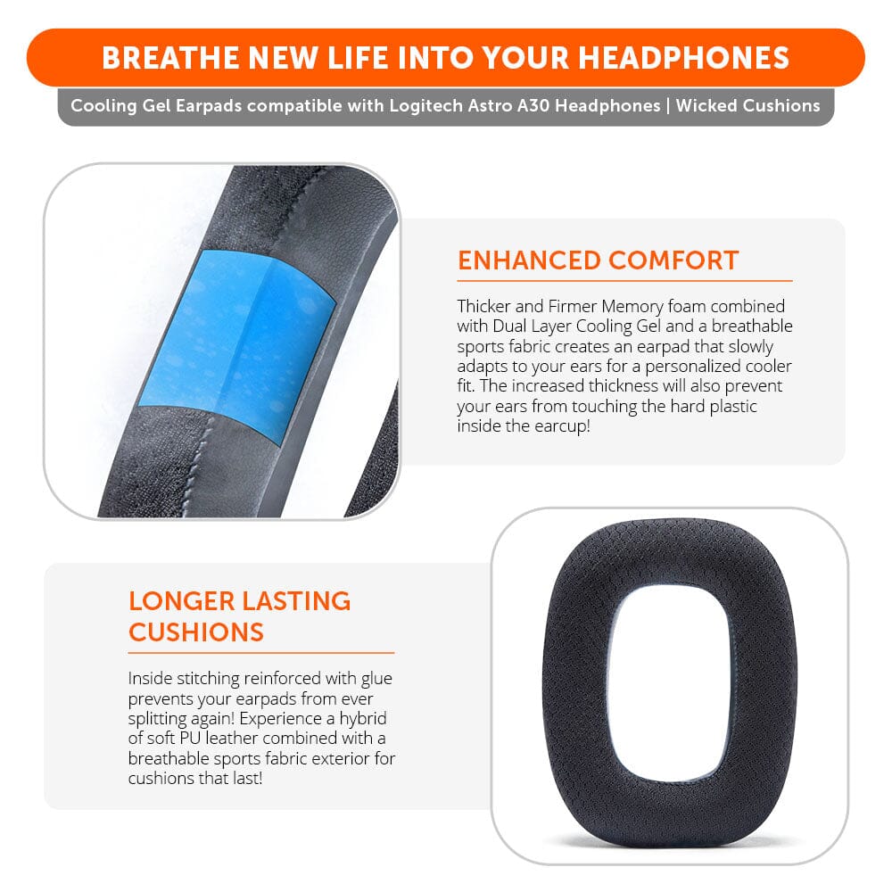 Astro A30 Earpads - WC FreeZe | Black