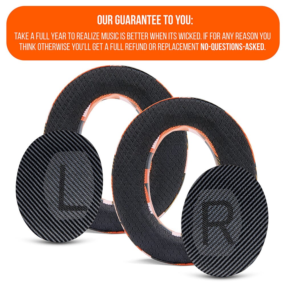 Bose QC 35 Cooling Gel Earpads | Orange Prism