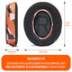 Bose QC 35 Cooling Gel Earpads | Orange Prism