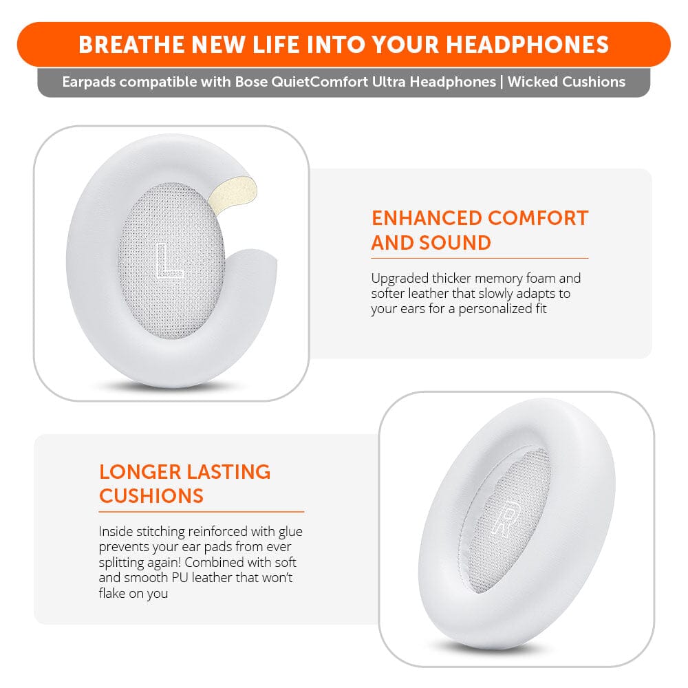 Bose QC Ultra earpads | White