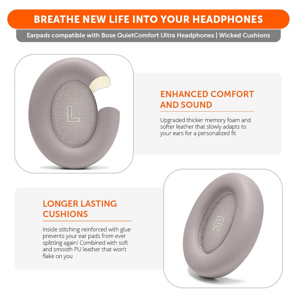 Bose QC Ultra earpads | Sandstone