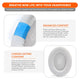Bose QC Ultra Cooling Gel Earpads | White Smoke