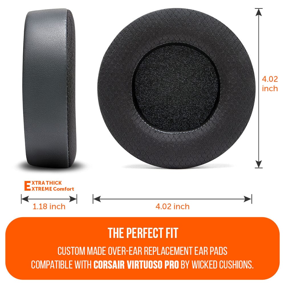 Corsair Virtuoso Pro FreeZe earpads | Black