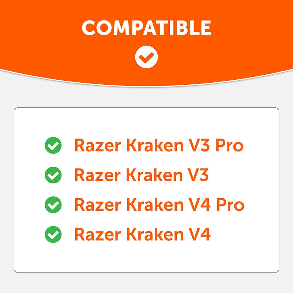 Razer Kraken V3, V3 Pro, V4 & V4 Pro Earpads | Shared Image