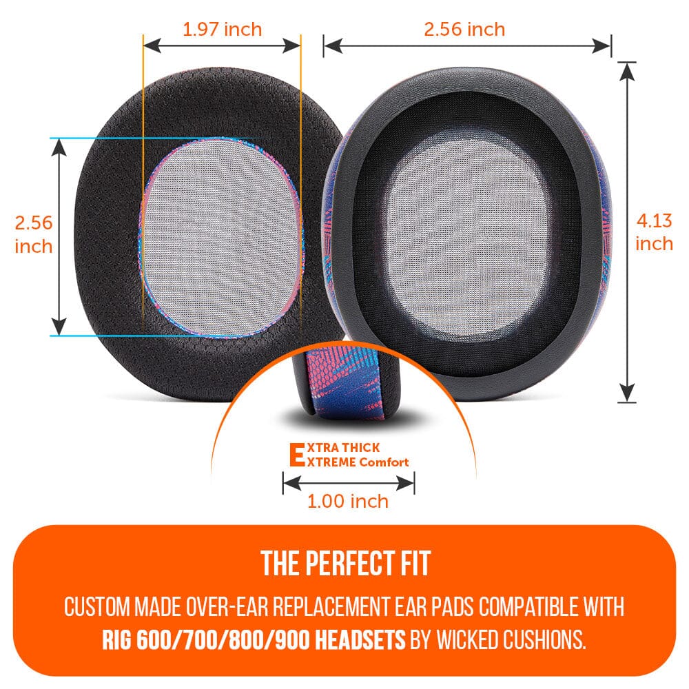 RIG 600, 700, 800 & 900 Series Earpads - WC FreeZe | Speed Racer