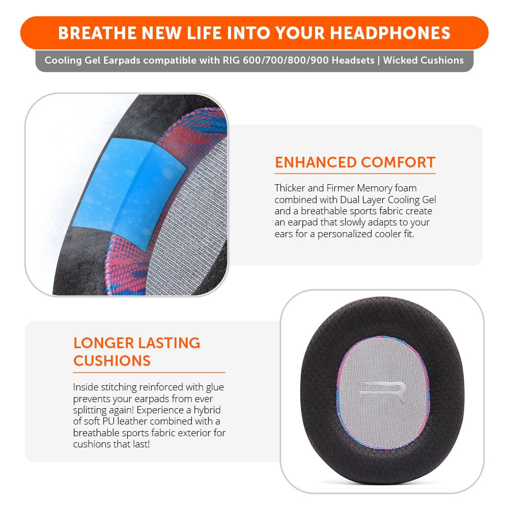 RIG 600, 700, 800 & 900 Series Earpads - WC FreeZe | Speed Racer