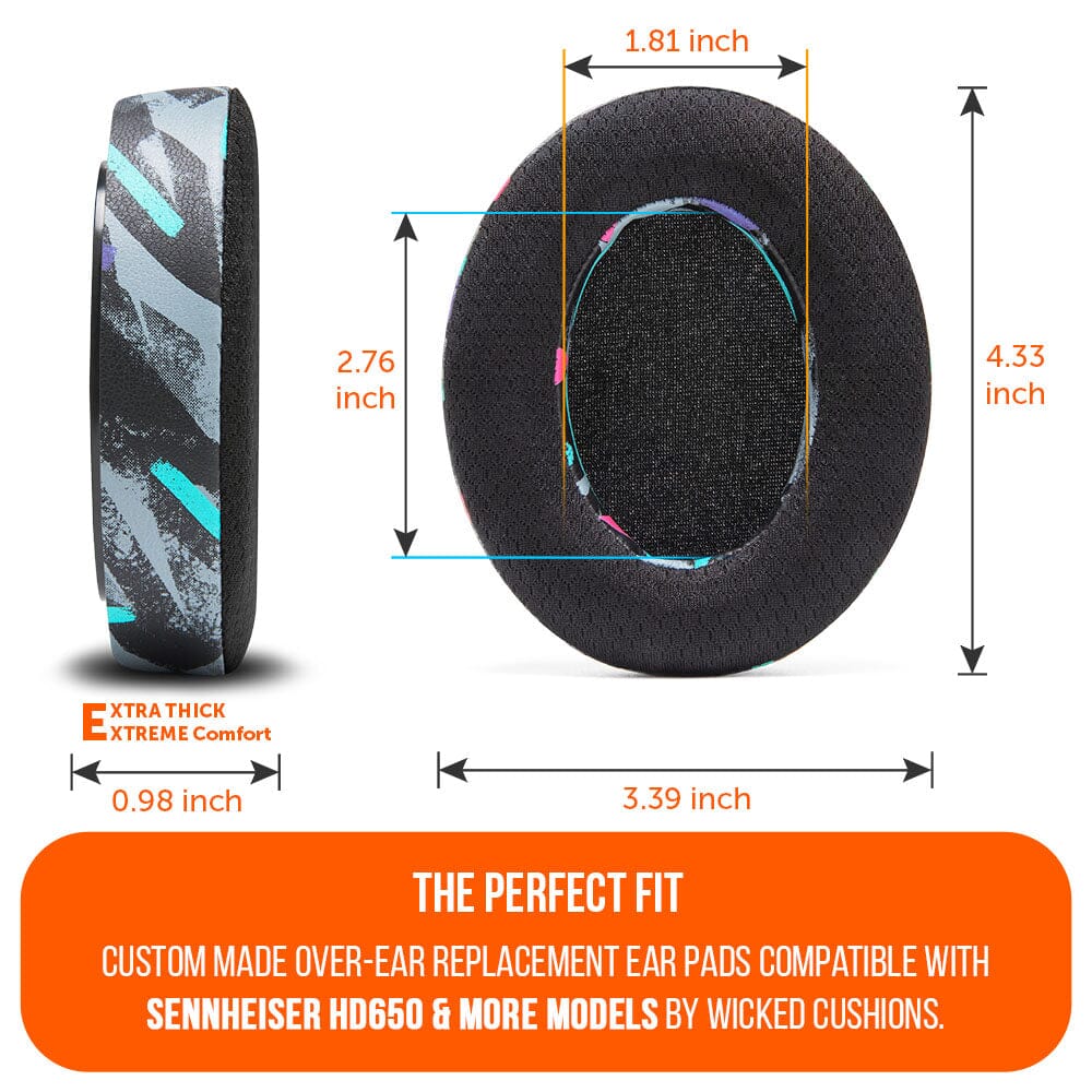 WC Freeze Sennheiser HD650 | 90s Black