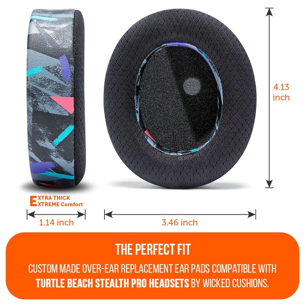 Turtle Beach Stealth Pro Freeze Earpads | 90s Black