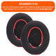 WC FreeZe - Hybrid Cooling Gel Infused Gaming Earpads | Red Prism