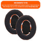 WC FreeZe - Hybrid Cooling Gel Infused Gaming Earpads | Orange Prism