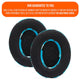 WC FreeZe - Hybrid Cooling Gel Infused Gaming Earpads | Cyan Prism