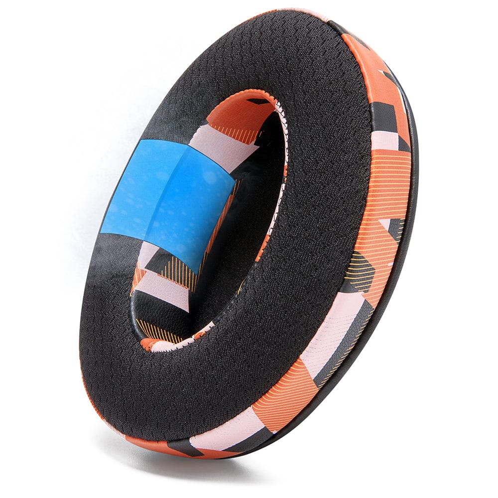 WC FreeZe - Hybrid Cooling Gel Infused Gaming Earpads | Orange Prism