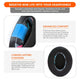 WC FreeZe - Hybrid Cooling Gel Infused Gaming Earpads | 90s Black