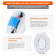 WC FreeZe - Hybrid Cooling Gel Infused Gaming Earpads | 90s White