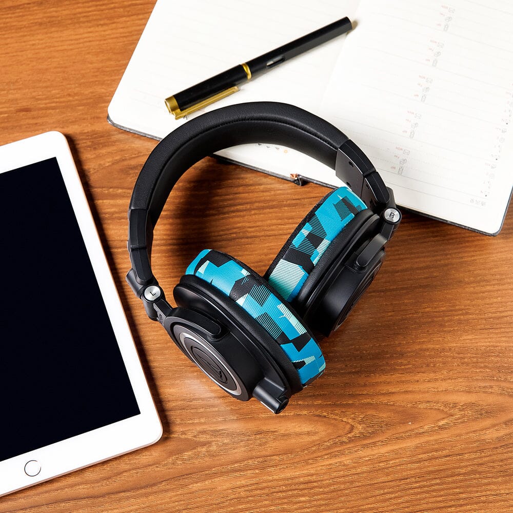 WC FreeZe - Hybrid Cooling Gel Infused Gaming Earpads | Cyan Prism