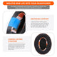 WC FreeZe - Hybrid Cooling Gel Infused Gaming Earpads | Orange Prism