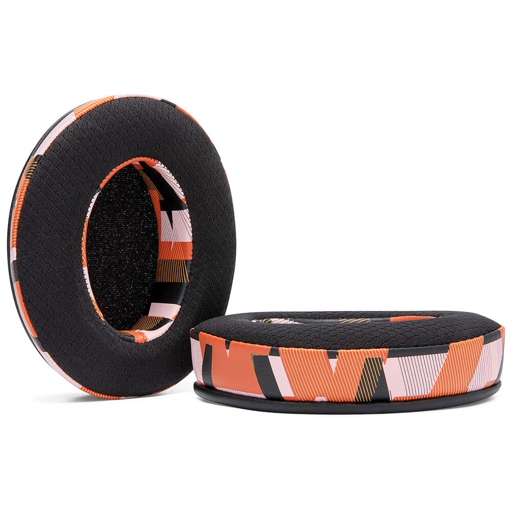 WC FreeZe - Hybrid Cooling Gel Infused Gaming Earpads | Orange Prism