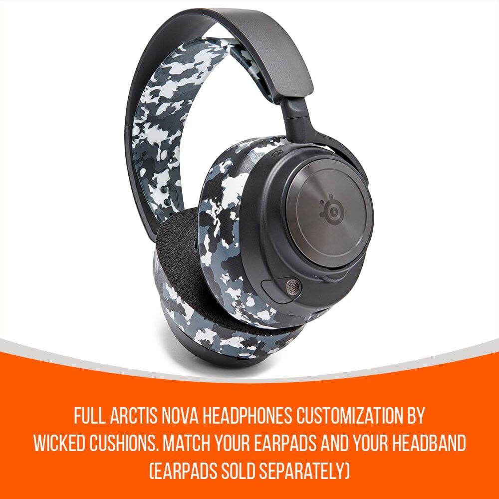 WC Silicone HeadbandZ for Arctis Nova | Snow Camo