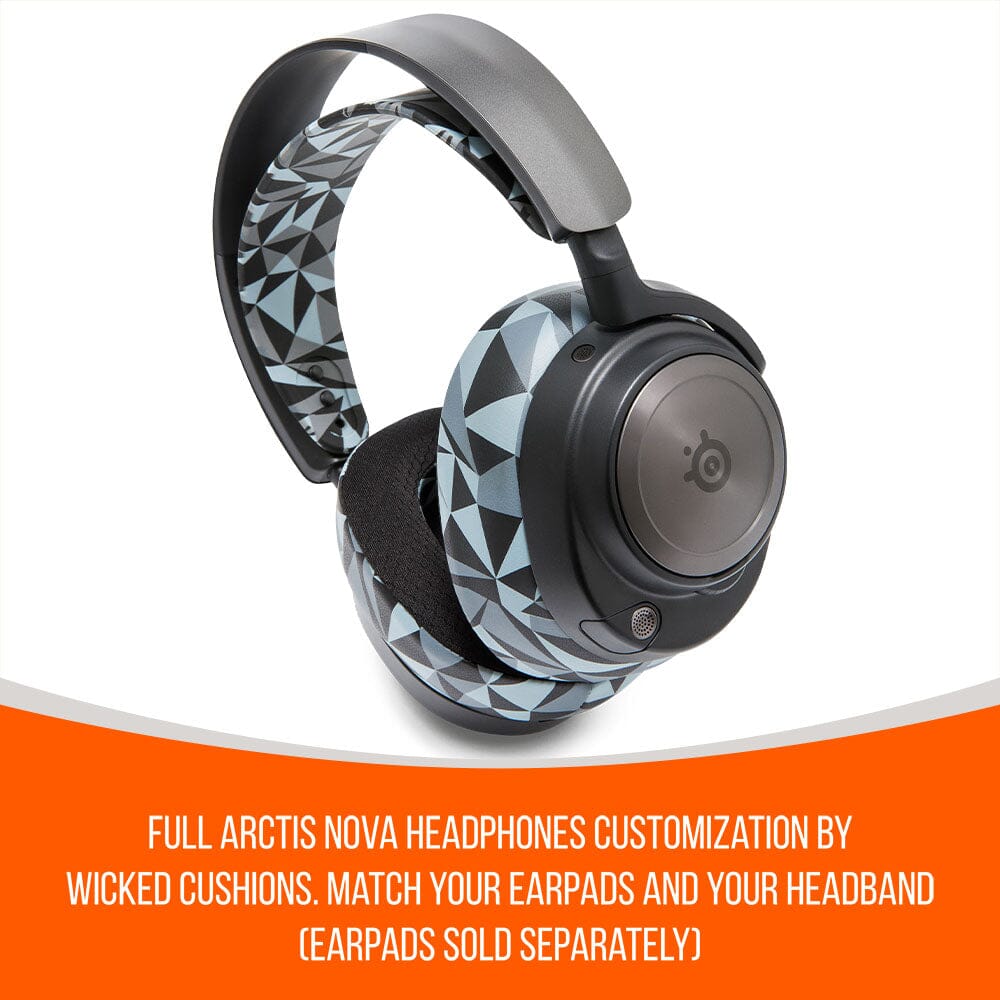 WC Silicone HeadbandZ for Arctis Nova | Geo Grey