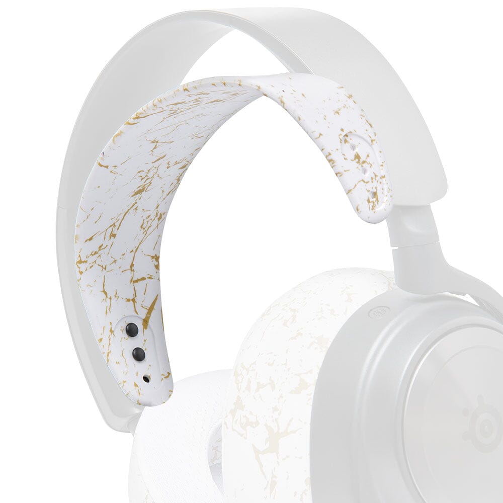 WC Silicone HeadbandZ for Arctis Nova | Gold Marble