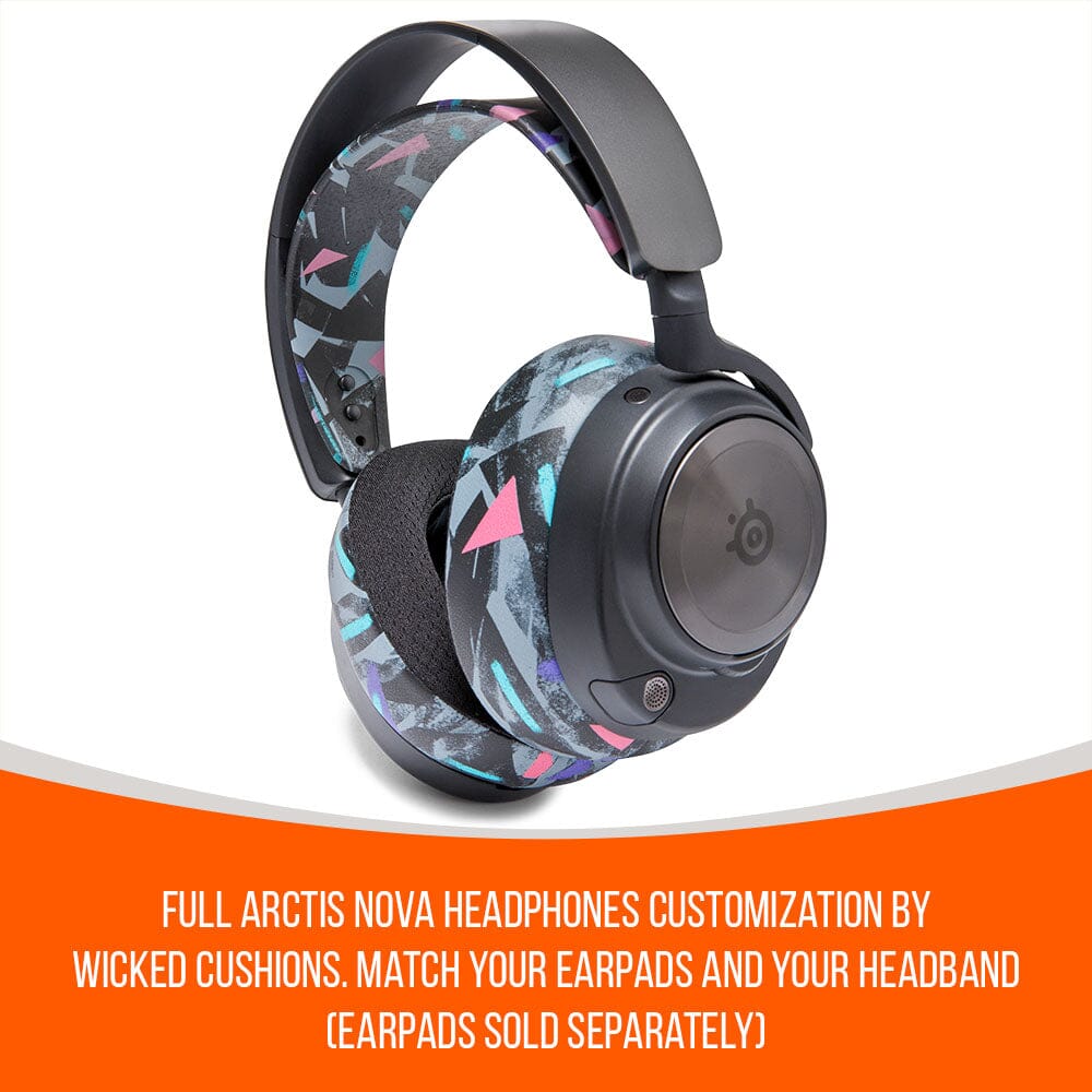 WC Silicone HeadbandZ for Arctis Nova | 90s Black