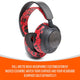 WC Silicone HeadbandZ for Arctis Nova | Red Camo
