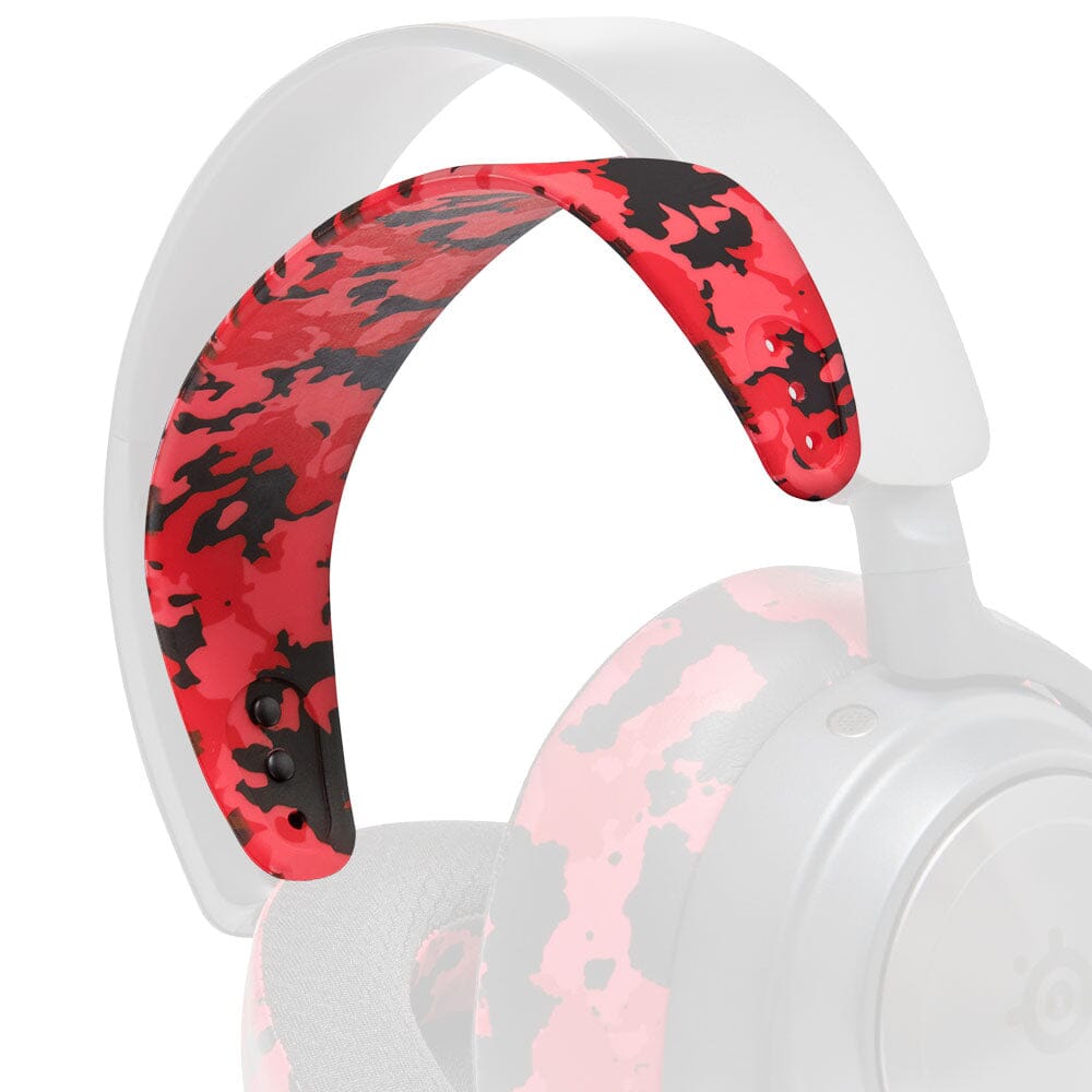 WC Silicone HeadbandZ for Arctis Nova | Red Camo