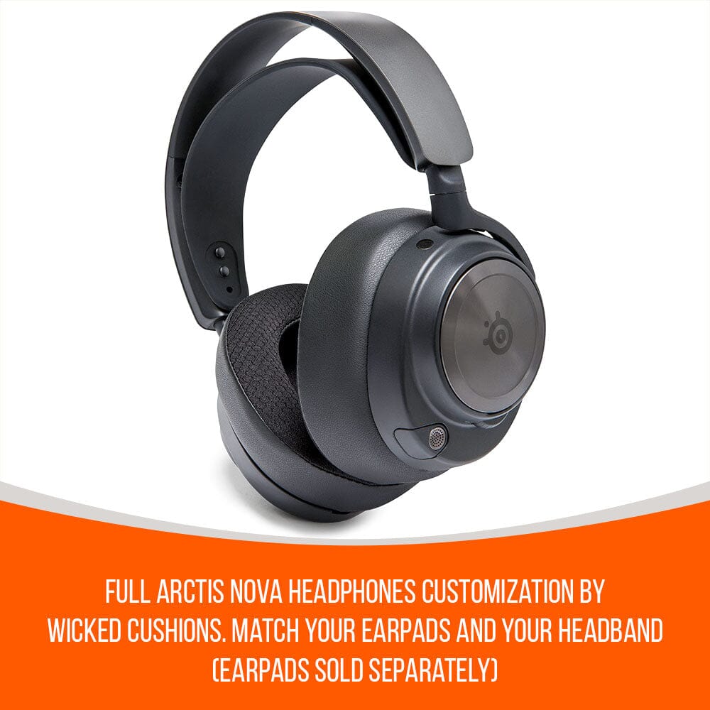 WC Silicone HeadbandZ for Arctis Nova | Black