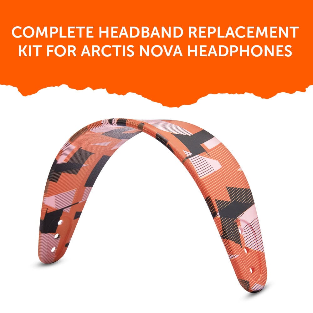 WC Silicone HeadbandZ for Arctis Nova | Orange Prism