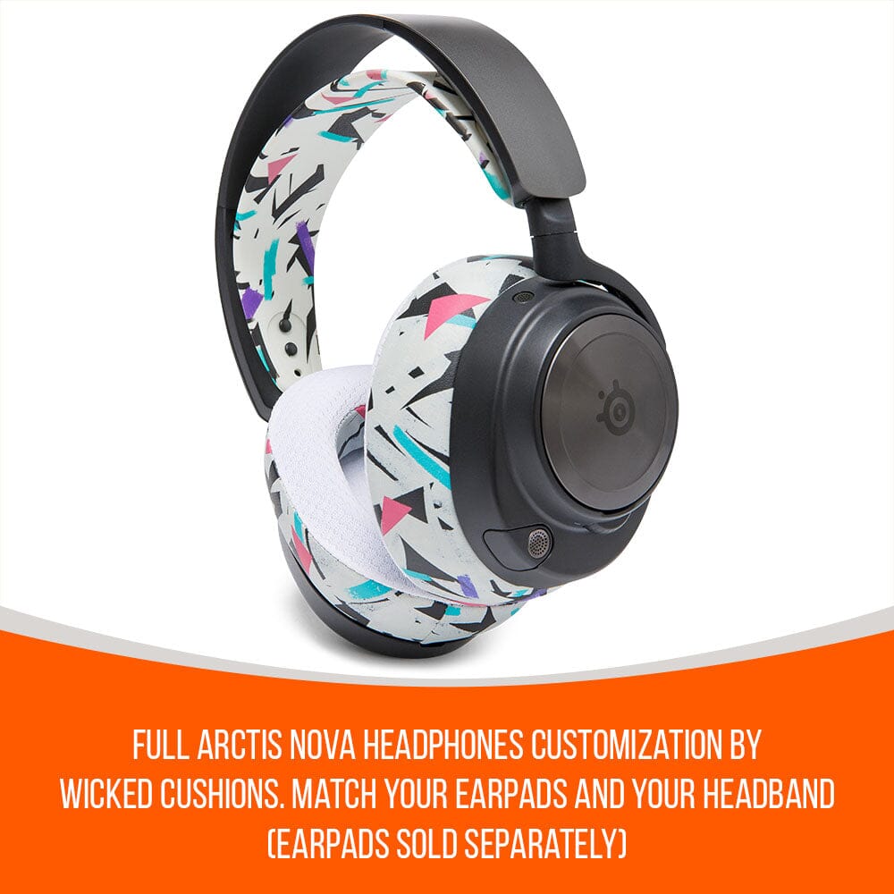 WC Silicone HeadbandZ for Arctis Nova | 90s White