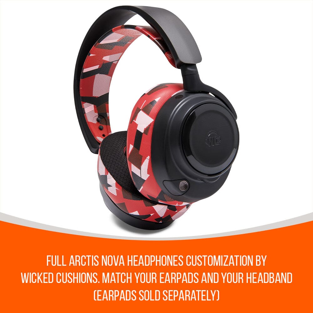 WC Silicone HeadbandZ for Arctis Nova | Red Prism