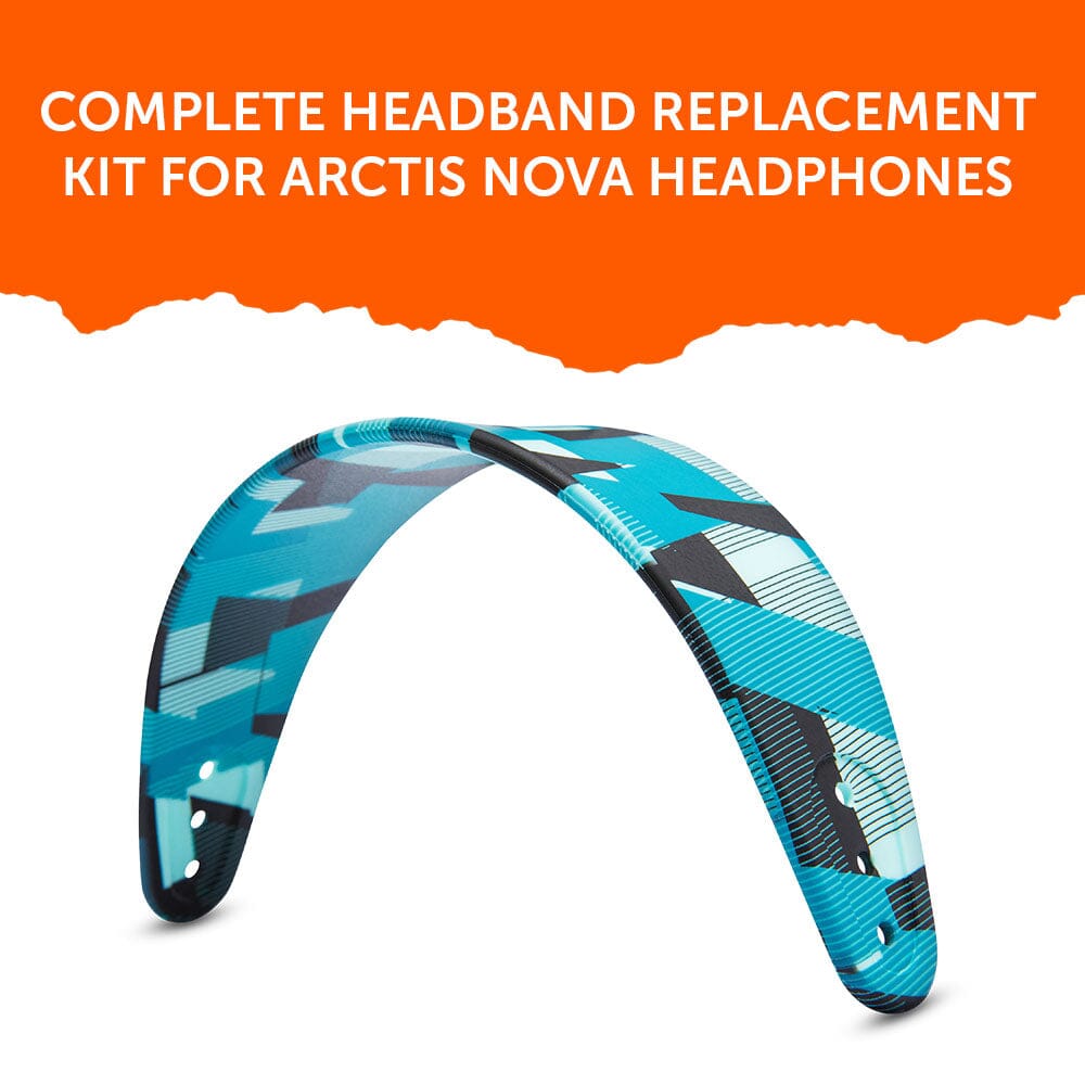WC Silicone HeadbandZ for Arctis Nova | Cyan Prism