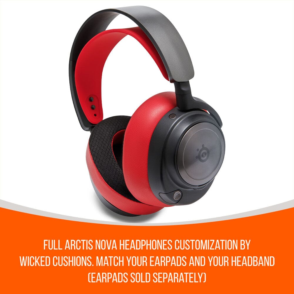 WC Silicone HeadbandZ for Arctis Nova | Red