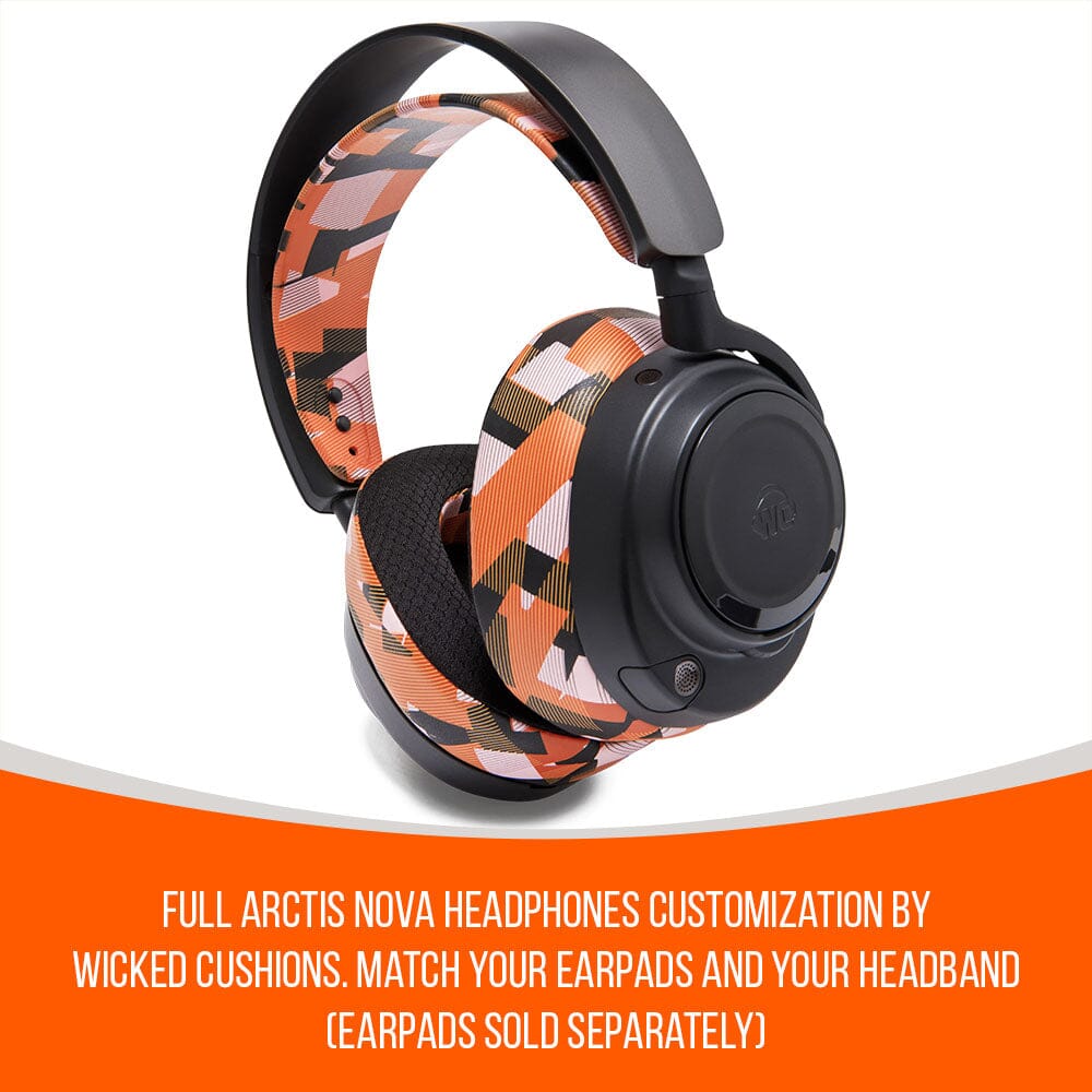 WC Silicone HeadbandZ for Arctis Nova | Orange Prism