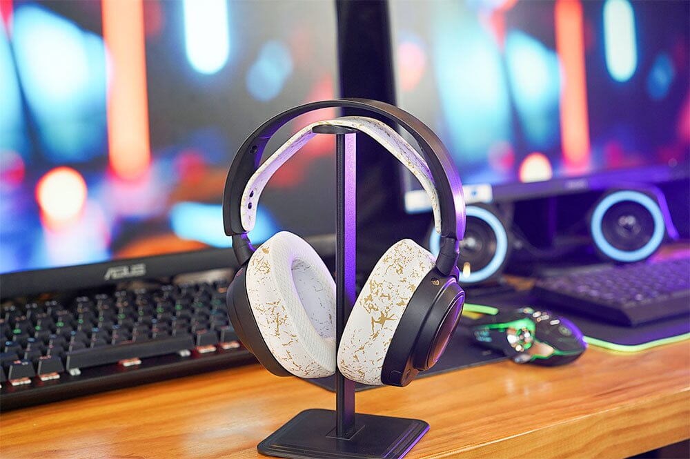 WC Silicone HeadbandZ for Arctis Nova | Gold Marble