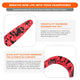 WC Silicone HeadbandZ for Arctis Nova | Red Camo