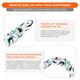 WC Silicone HeadbandZ for Arctis Nova | 90s White