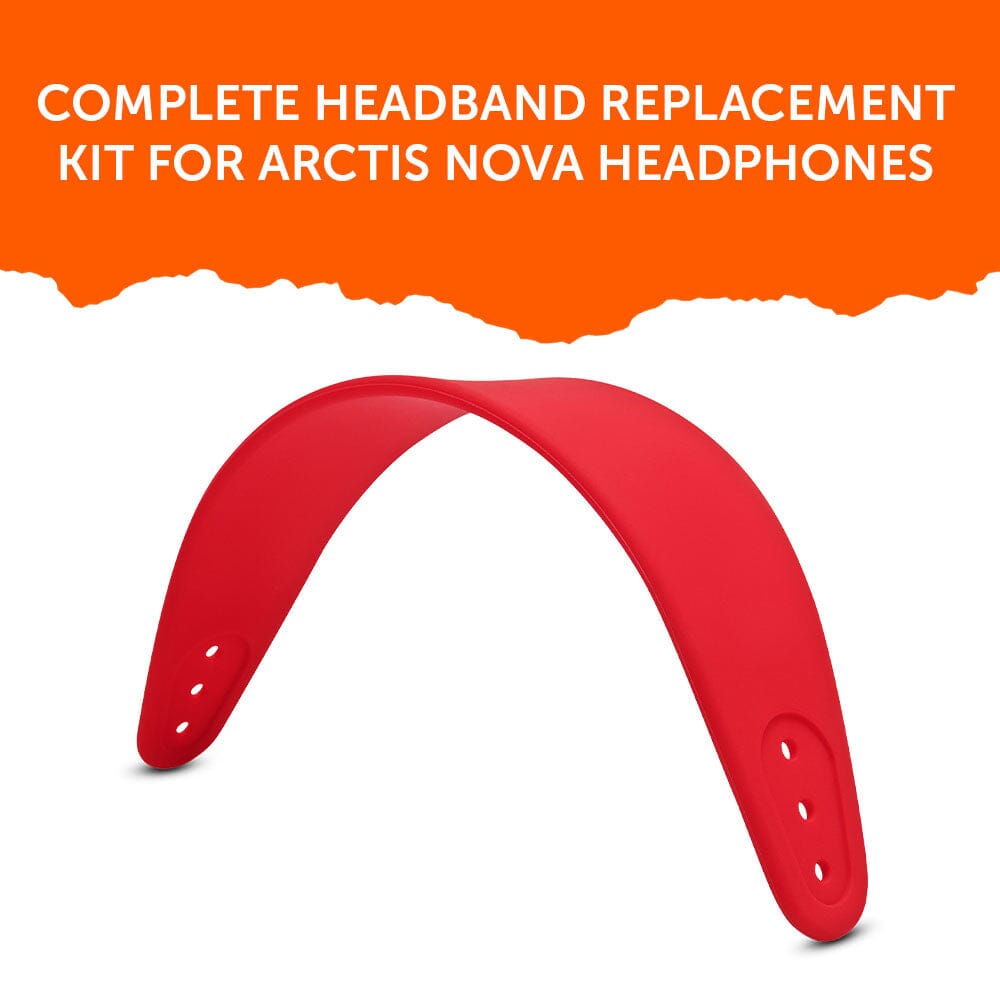 WC Silicone HeadbandZ for Arctis Nova | Red