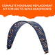 WC Silicone HeadbandZ for Arctis Nova | Navy Tiger