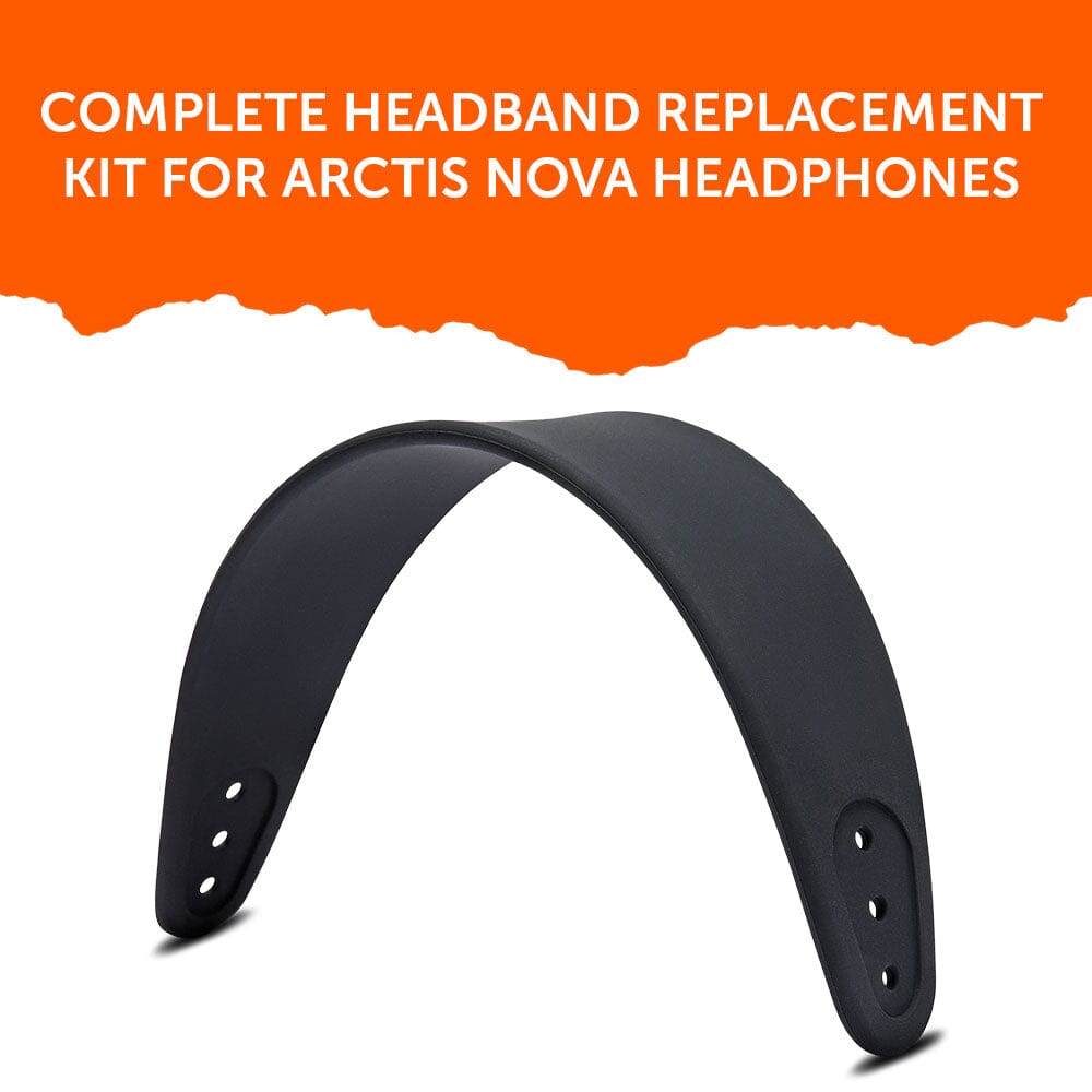 WC Silicone HeadbandZ for Arctis Nova | Black
