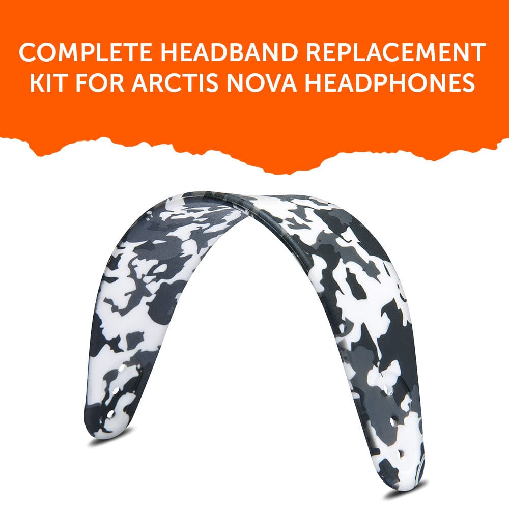 WC Silicone HeadbandZ for Arctis Nova | Snow Camo