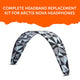 WC Silicone HeadbandZ for Arctis Nova | Geo Grey