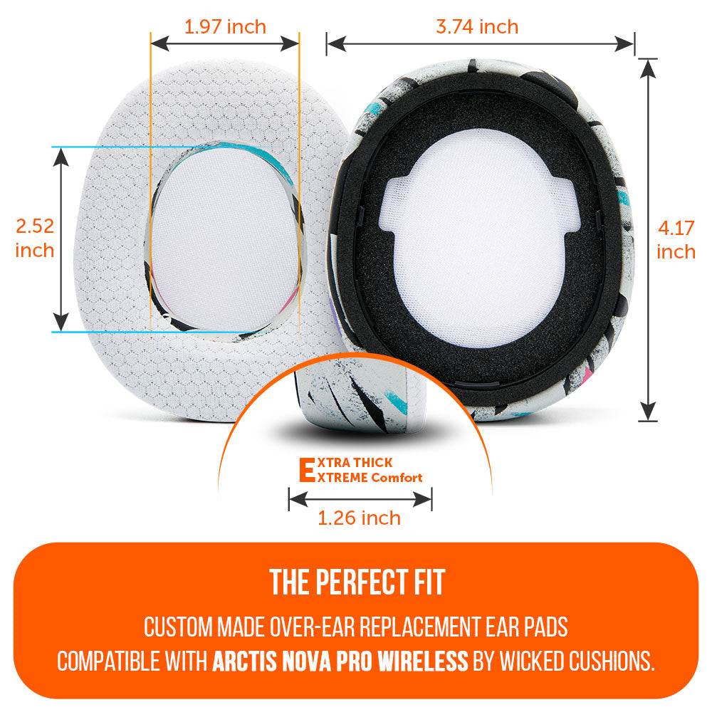 WC FreeZe Arctis Nova Pro | 90s White