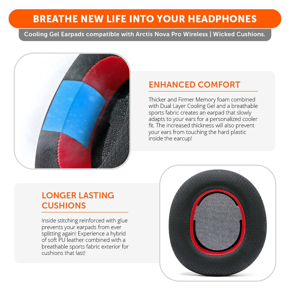 WC FreeZe Arctis Nova Pro | Red